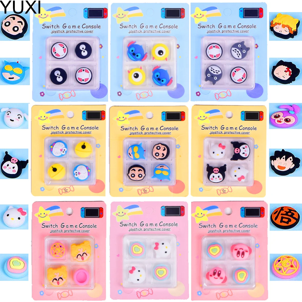 YUXI Cute Cartoon Joystick Cover Thumb Stick Grip Cap For Nintendo Switch NS Lite Joy-Con Controller Thumbstick Case
YUXI Cute Cartoon Joystick Cover Thumb Stick Grip Cap For Nintendo Switch NS Lite Joy-Con Controller Thumbstick Case