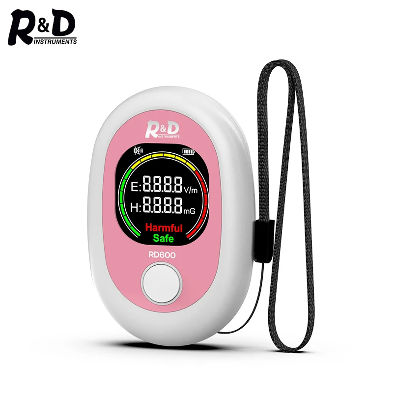 R&D RD600 EMF Meter Mini Electromagnetic Radiation Detector Electric Field Tester Magnetics Field Radio Test Sound Light Alarm
R&D RD600 EMF Meter Mini Electromagnetic Radiation Detector Electric Field Tester Magnetics Field Radio Test Sound Light Alarm