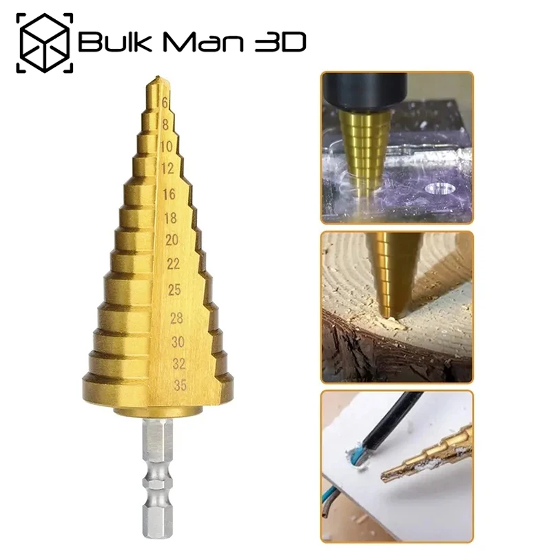 High Precision Hexagon Screw Step Drill Bit Tool Set End Mill Woodworking Tool Mini Cutter for CNC Wood Metal Engraver
High Precision Hexagon Screw Step Drill Bit Tool Set End Mill Woodworking Tool Mini Cutter for CNC Wood Metal Engraver