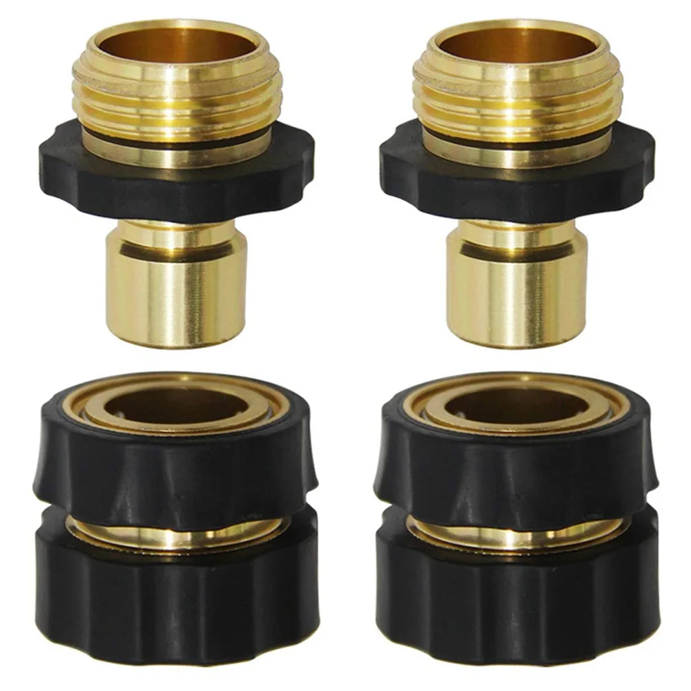 2 Sets 3/4 Inch Garden Hose Fitting Quick Connector Male & Female Hose Fittings Adaptor Hose Pipe Tube Spray Nozzle Watering
2 Sets 3/4 Inch Garden Hose Fitting Quick Connector Male & Female Hose Fittings Adaptor Hose Pipe Tube Spray Nozzle Watering