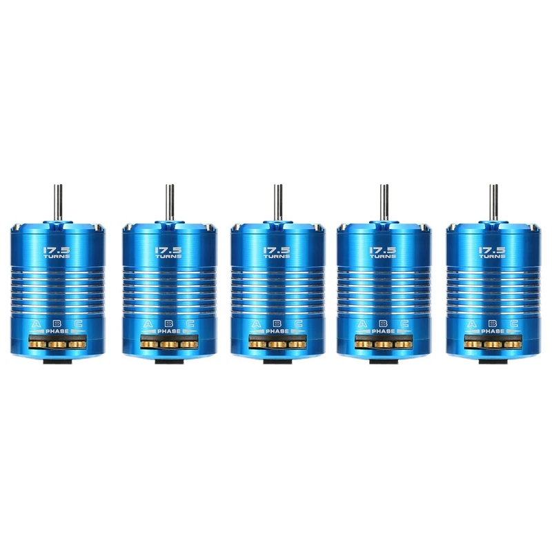 5X High Efficiency 540 17.5T 2200KV Sensored Brushless Motor For 1/10 RC Car Truck
5X High Efficiency 540 17.5T 2200KV Sensored Brushless Motor For 1/10 RC Car Truck