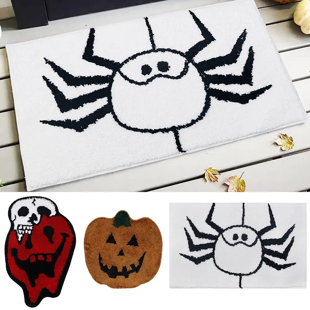 Halloween Mini Cute Area Rugs Spider Pumpkin Skull Mat Bedroom Bathroom Mat Anti-slip Carpet Decoration Home Floor N0a6
Halloween Mini Cute Area Rugs Spider Pumpkin Skull Mat Bedroom Bathroom Mat Anti-slip Carpet Decoration Home Floor N0a6