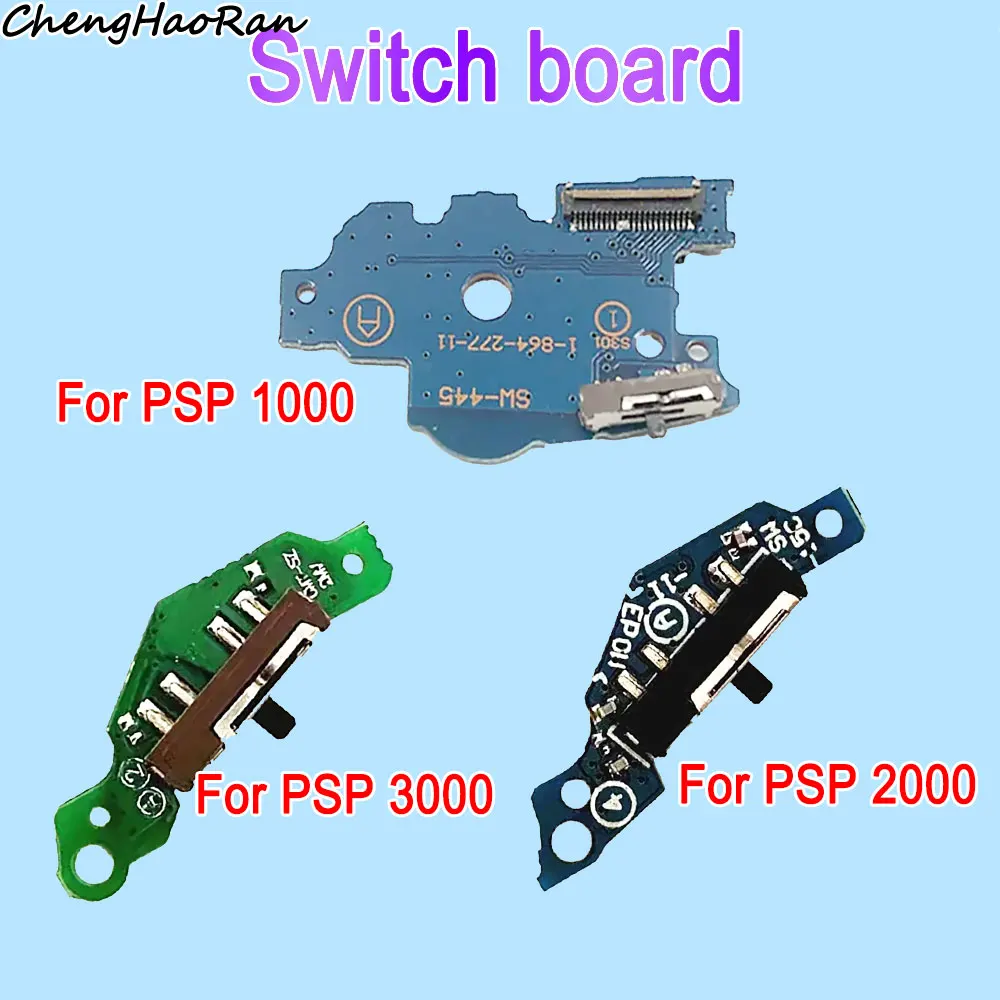 1 piece For PSP 1000 2000 3000 Game console Switch Power switch on/off switch board repair replacement parts
1 piece For PSP 1000 2000 3000 Game console Switch Power switch on/off switch board repair replacement parts