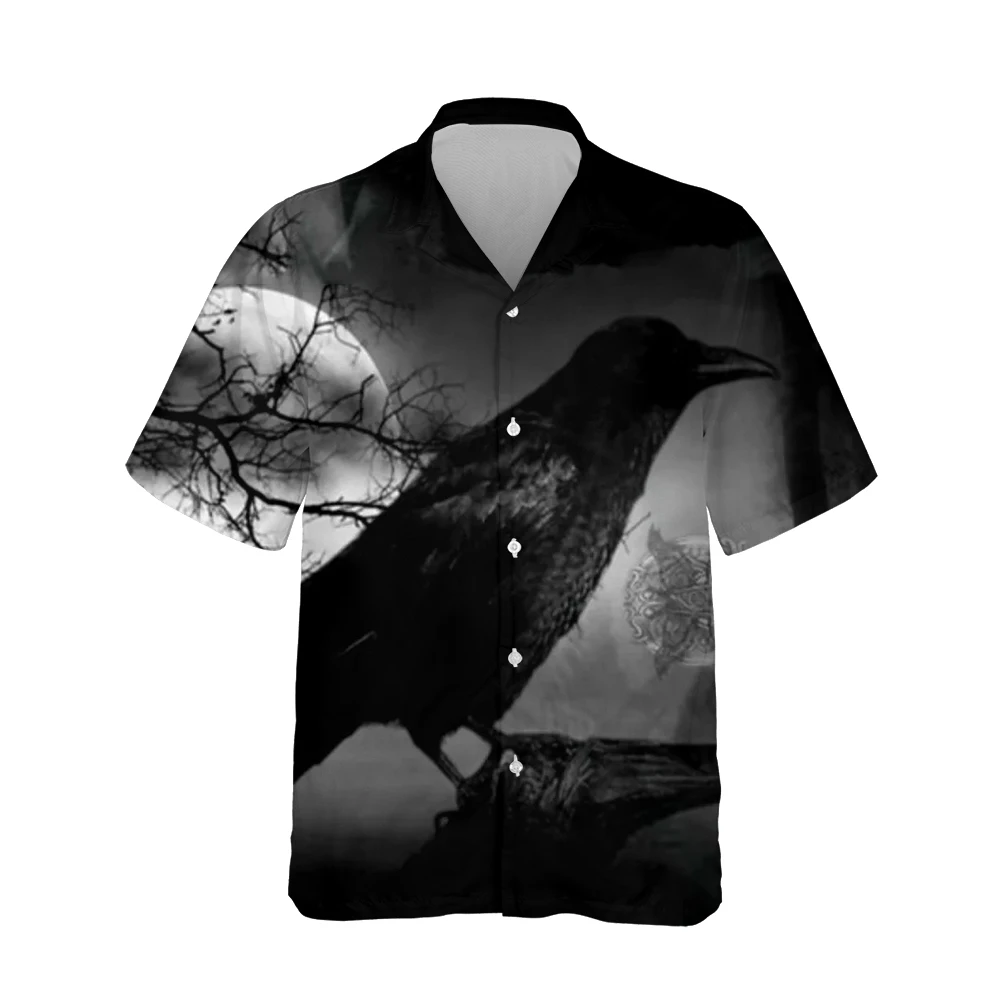 Jumeast New 3d Halloween Horror Moonlight Raven Printed Hawaiian Shirt Men Short Sleeve Streetwear Plus Size Shirts Fashion Tops
Jumeast New 3d Halloween Horror Moonlight Raven Printed Hawaiian Shirt Men Short Sleeve Streetwear Plus Size Shirts Fashion Tops