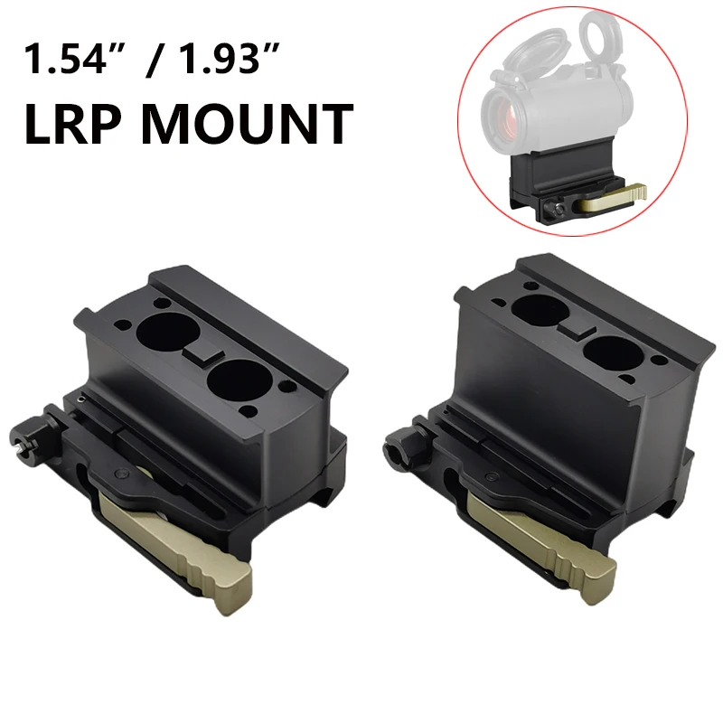 

Tactical LRP Mount with Spacer 1.57 and 1.93 inch Height Mount for T2 M5 R5 Red Dot Sights for Hunting Tactical Airsoft Rifles