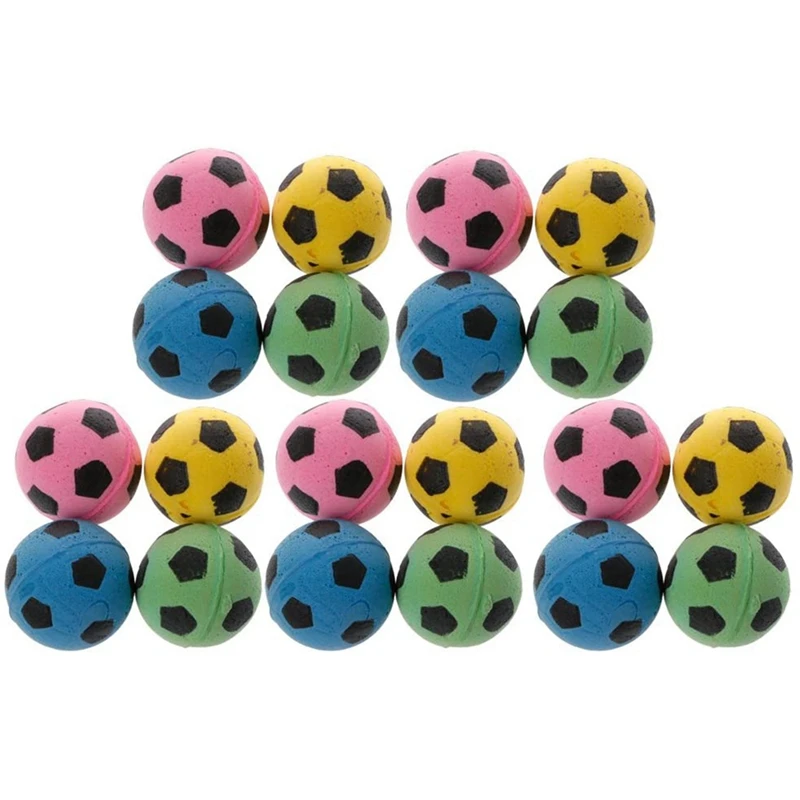 20PCS Non-Noise Cat Ball Soft Foam Soccer Play Balls For Cat Scratching Toy
20PCS Non-Noise Cat Ball Soft Foam Soccer Play Balls For Cat Scratching Toy