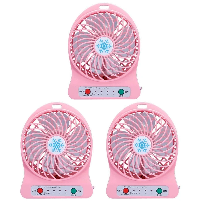 3X Portable Rechargeable Mini Fan Air Cooler Mini Desk Fan USB Cooling Rechargeable Handheld Fans Pink
3X Portable Rechargeable Mini Fan Air Cooler Mini Desk Fan USB Cooling Rechargeable Handheld Fans Pink