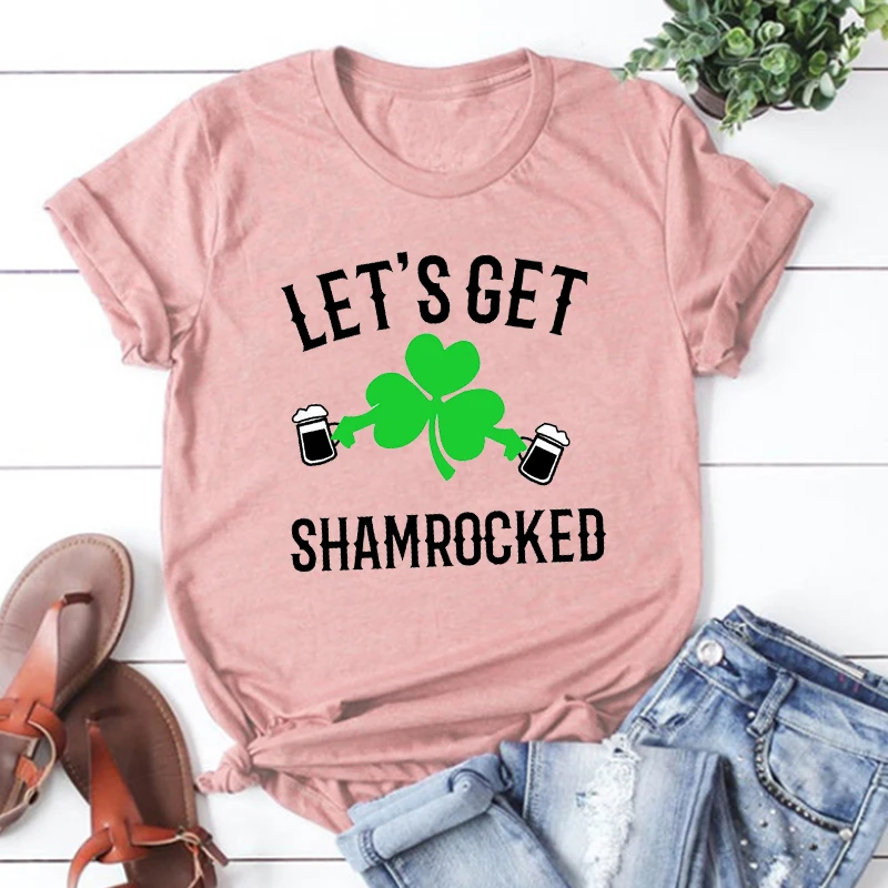 Футболки Shamrock с изображением четырехлистного клевера, женская одежда для напитков, пива, шамрок, футболки на День Святого Патрика, винтажные топы, M
Футболки Shamrock с изображением четырехлистного клевера, женская одежда для напитков, пива, шамрок, футболки на День Святого Патрика, винтажные топы, M