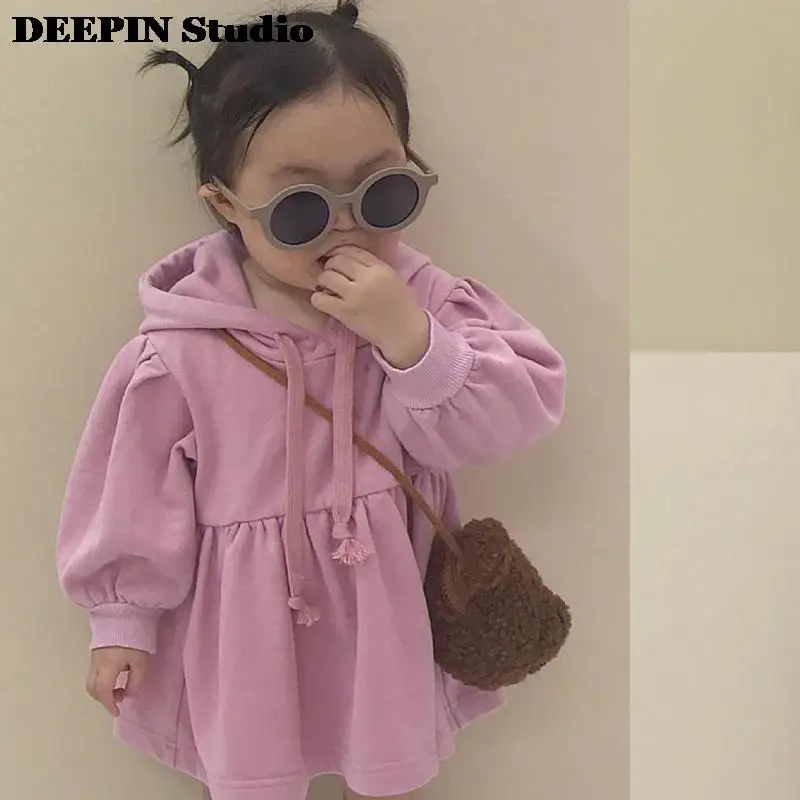 2022 - Spring New Toddler Girls Dress Infant Baby Floral Hooded Dress Baby Kids Long Sleeve Cotton Hoodies Pullover Tops Dresses 
2022 - Spring New Toddler Girls Dress Infant Baby Floral Hooded Dress Baby Kids Long Sleeve Cotton Hoodies Pullover Tops Dresses