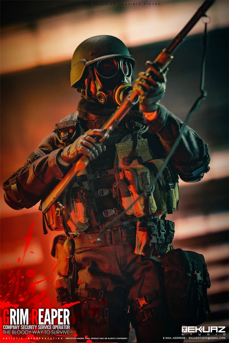 In Stock EKUAZ STUDIO 1/6 EKS05 Special Forces Bloody Survival Road Movable Doll for Fan Collection
In Stock EKUAZ STUDIO 1/6 EKS05 Special Forces Bloody Survival Road Movable Doll for Fan Collection