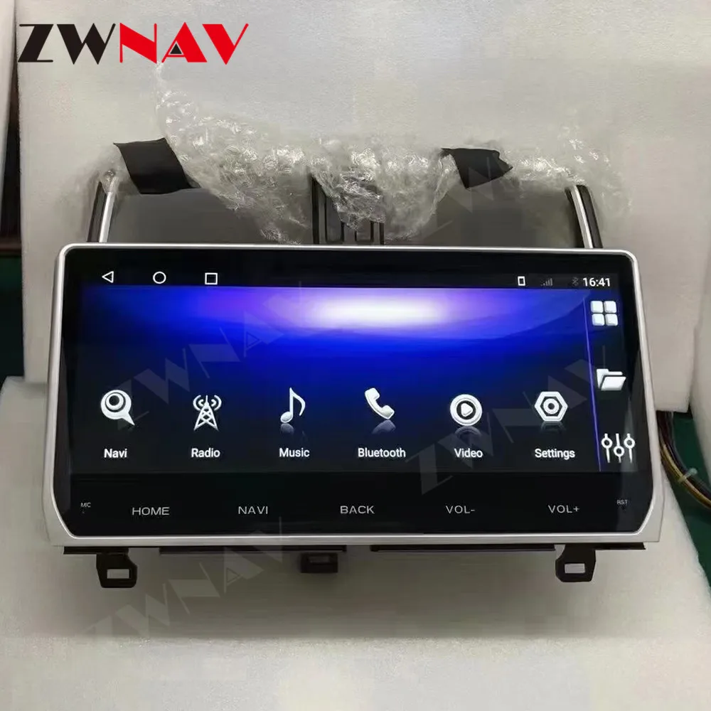 12.3 Inch Android 10 6+128GB For Toyota Land Cruiser Prado 150 2018-2020 Auto Car Multimedia GPS Player Radio Stereo Headunit - купить по