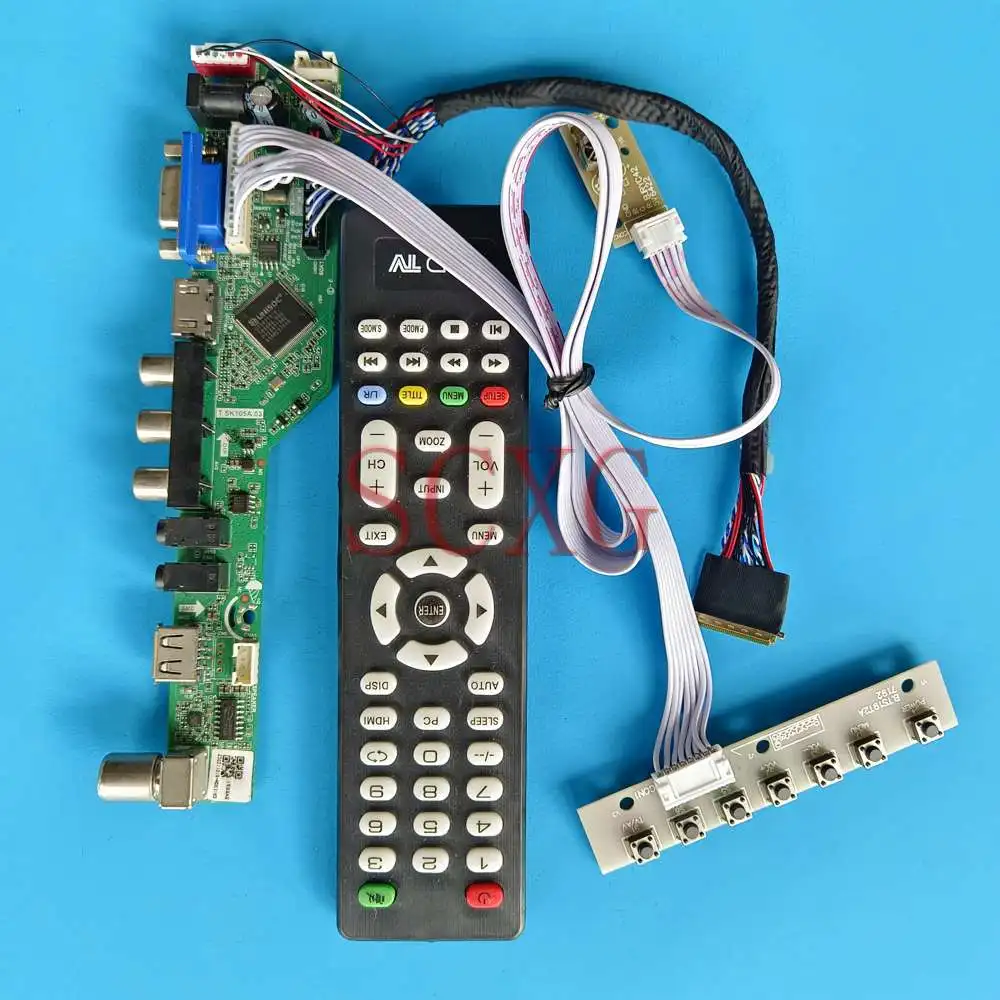 LED LCD Controller Board Kit For B133XW03 V0 Matrix USB HDMI-Compatible VGA AV 1366 768 LVDS 40 Pin 13.3" TV Analog Signal
LED LCD Controller Board Kit For B133XW03 V0 Matrix USB HDMI-Compatible VGA AV 1366 768 LVDS 40 Pin 13.3" TV Analog Signal