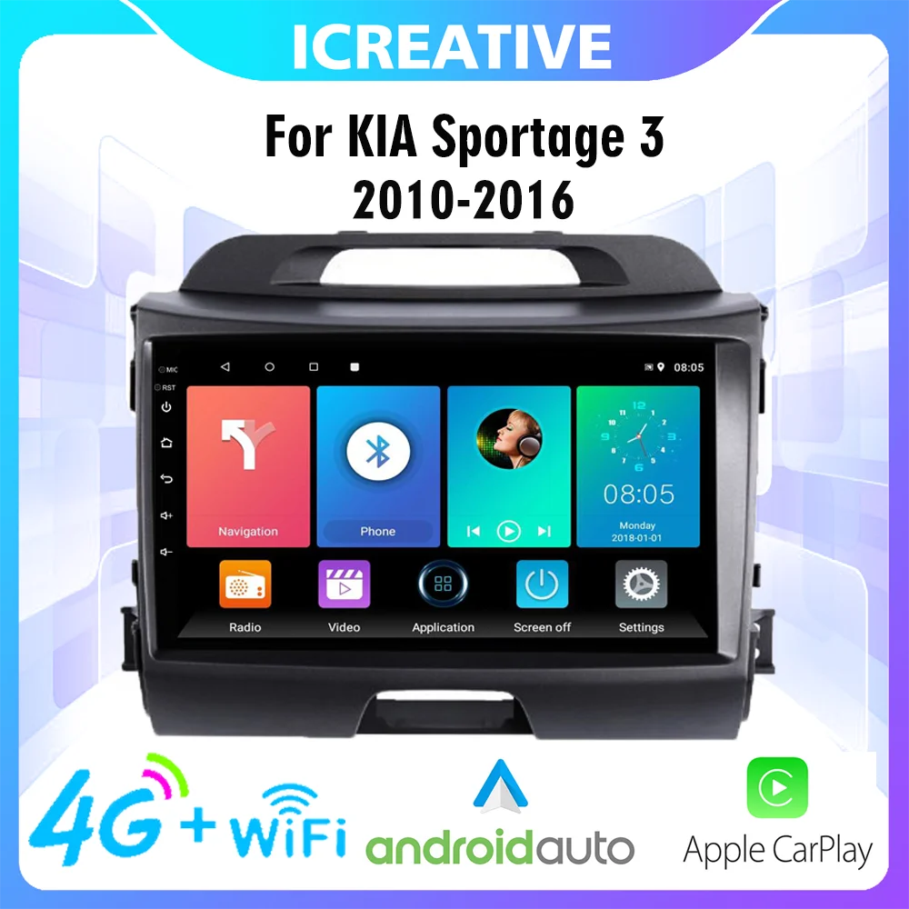 Android 4G Carplay Multimedia Video Player Navigation GPS For Kia Sportage 3 2010-2016 Car Radio AutoRadio Head Unit
Android 4G Carplay Multimedia Video Player Navigation GPS For Kia Sportage 3 2010-2016 Car Radio AutoRadio Head Unit