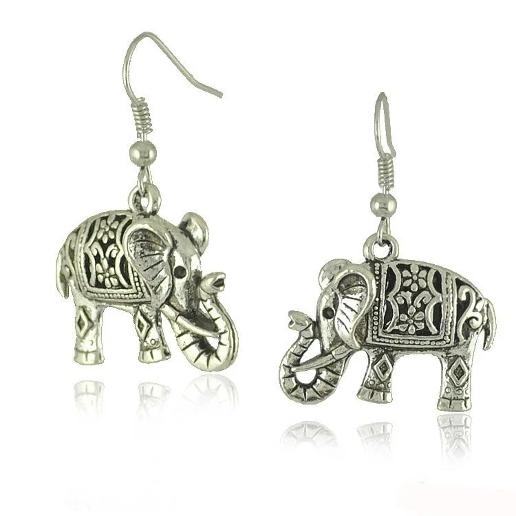 New Products Hot Selling Fashion Trend Jewelry Creative Design Elephant Pendant Earring Jewelry
New Products Hot Selling Fashion Trend Jewelry Creative Design Elephant Pendant Earring Jewelry