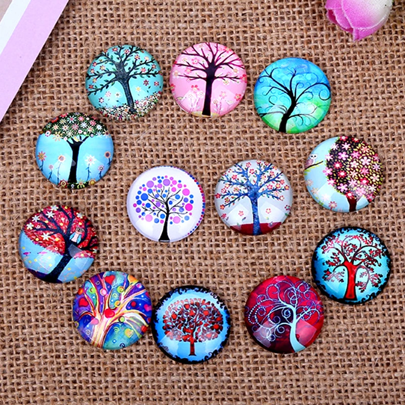 24pcs/lot New Beautiful Life Tree 12mm/14mm/16mm Round photo glass cabochon demo flat back Making Findings DIY Accessories
24pcs/lot New Beautiful Life Tree 12mm/14mm/16mm Round photo glass cabochon demo flat back Making Findings DIY Accessories
