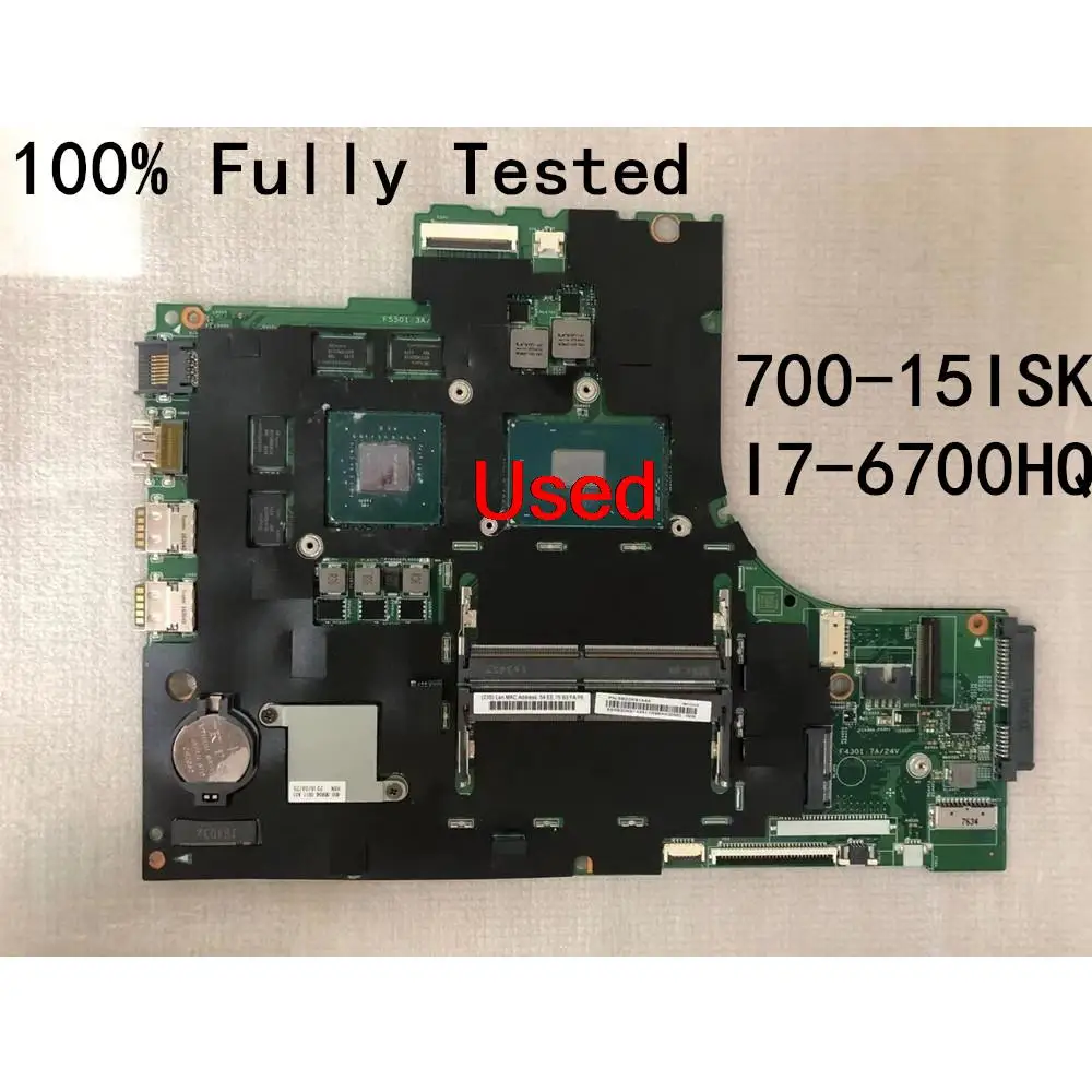 Used For Lenovo Ideapad 700-15ISK Xiaoxin700 Laptop Motherboard CPU I7-6700 N16PGT 4G FRU 5B20K91444
Used For Lenovo Ideapad 700-15ISK Xiaoxin700 Laptop Motherboard CPU I7-6700 N16PGT 4G FRU 5B20K91444
