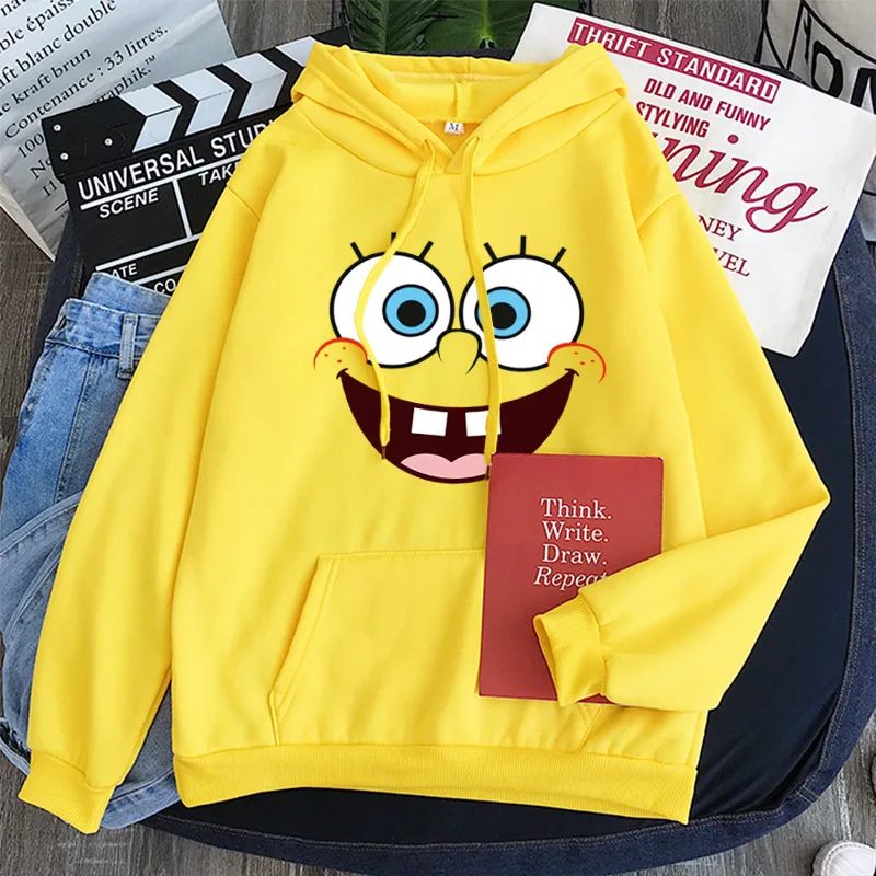 Kawaii SpongeBob Clothes Hoodie Cartoon Cute Anime Hoodie Couple Wear Pullover Top Gift Hoodies Women
Kawaii SpongeBob Clothes Hoodie Cartoon Cute Anime Hoodie Couple Wear Pullover Top Gift Hoodies Women