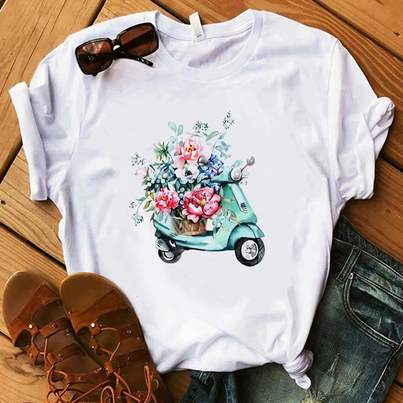 2022 New Ladies T Shirt Paris Style Summer Print Floral Earrings Pink High Heels Cat Top Gift Harajuku Fashion T Shirt
2022 New Ladies T Shirt Paris Style Summer Print Floral Earrings Pink High Heels Cat Top Gift Harajuku Fashion T Shirt