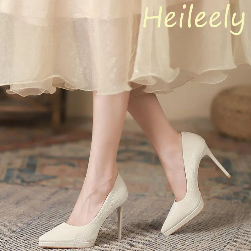 11cm Fashion New Thin High Heels Platform Pumps Pointed Toe Ladies Dress Shoes for Women 38 39 40
11cm Fashion New Thin High Heels Platform Pumps Pointed Toe Ladies Dress Shoes for Women 38 39 40