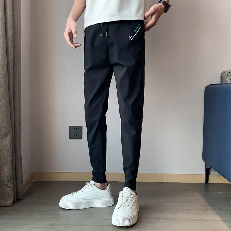 Summer New Letter Embroidery Joggers Harem Pants For Men Clothing 2023 All Match Slim Fit Casual Full Length Trousers Black 36
Summer New Letter Embroidery Joggers Harem Pants For Men Clothing 2023 All Match Slim Fit Casual Full Length Trousers Black 36