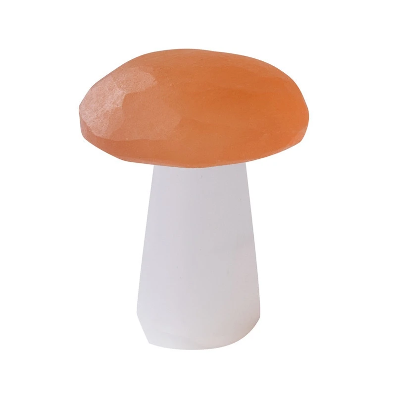 1Pcs Mushroom Decor Natural Selenite Quartz Crystal Polished Stones Home Decoration Reiki Healing Natural Quartz Stone 
1Pcs Mushroom Decor Natural Selenite Quartz Crystal Polished Stones Home Decoration Reiki Healing Natural Quartz Stone
