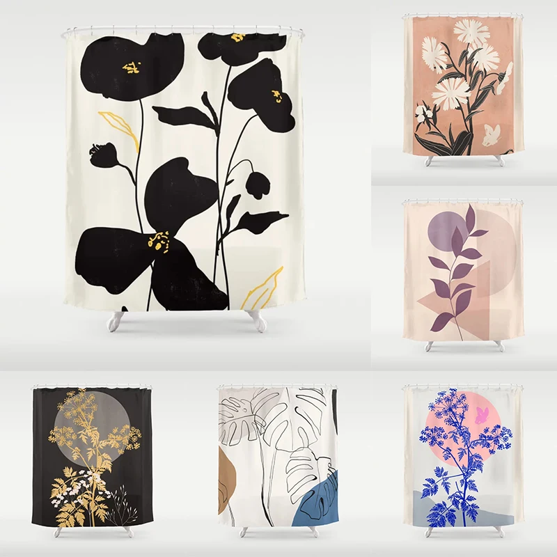 Beautiful Abstract Flower Plant Flower Pattern Bathroom Curtain Home Decoration Waterproof Bathtub Personality Shower Curtain
Beautiful Abstract Flower Plant Flower Pattern Bathroom Curtain Home Decoration Waterproof Bathtub Personality Shower Curtain