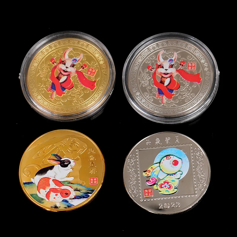 2023 Chinese Rabbit Collectible Coins Zodiac Year of The Rabbit Commemorative Craft Collection Coins New Year Decorative Gift
2023 Chinese Rabbit Collectible Coins Zodiac Year of The Rabbit Commemorative Craft Collection Coins New Year Decorative Gift