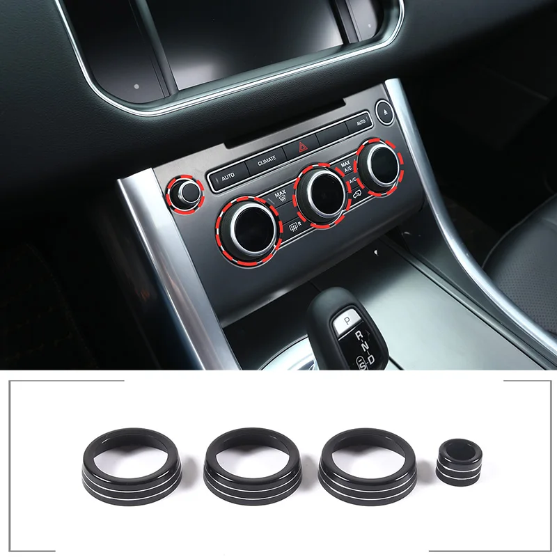 For 2014-2017 Range Rover Sport Aluminum Alloy Black Car Air Conditioner Volume Knob Cover Sticker Car Interior Accessories 
For 2014-2017 Range Rover Sport Aluminum Alloy Black Car Air Conditioner Volume Knob Cover Sticker Car Interior Accessories