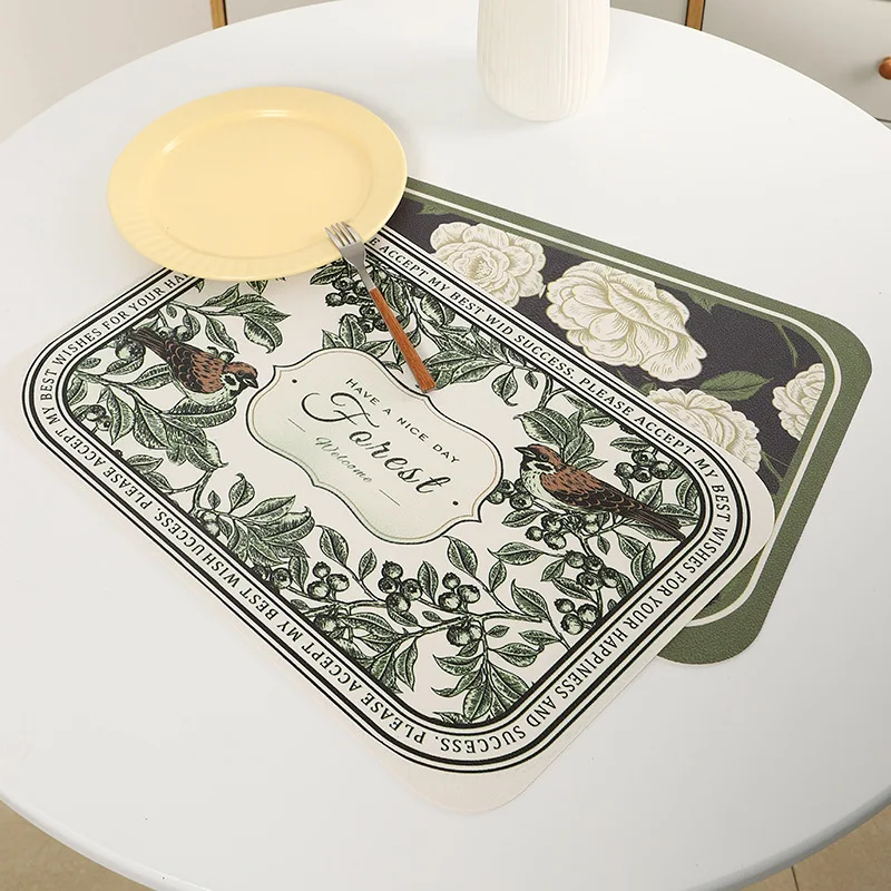 Table Mat American Retro Hand Drawn Western Placemat Resistant Hot Non-slip Waterproof Oilproof Dish Mat Coaster Home Decor
Table Mat American Retro Hand Drawn Western Placemat Resistant Hot Non-slip Waterproof Oilproof Dish Mat Coaster Home Decor