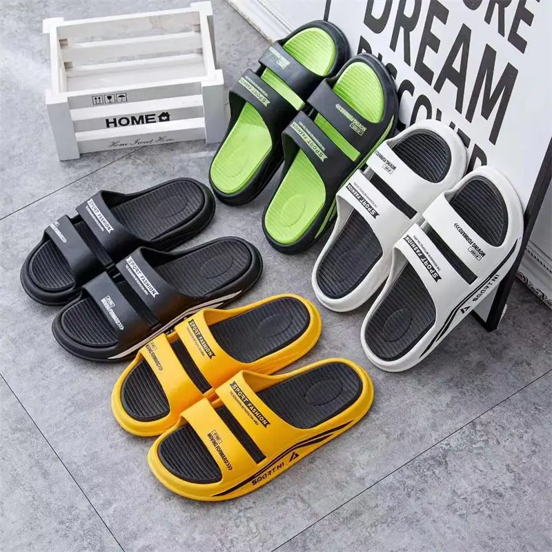 Summer Indoor Home Bathroom Bath Non-slip Soft Bottom Trend Outerwear Slippers Men Shoes Pantuflas Slides Platform Shoes
Summer Indoor Home Bathroom Bath Non-slip Soft Bottom Trend Outerwear Slippers Men Shoes Pantuflas Slides Platform Shoes