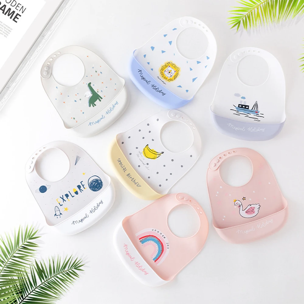 Baby Silicone Bib Waterproof Baby Eating Bib Children's Meal Pocket Saliva Pocket Newborn Baby Supplies
Baby Silicone Bib Waterproof Baby Eating Bib Children's Meal Pocket Saliva Pocket Newborn Baby Supplies