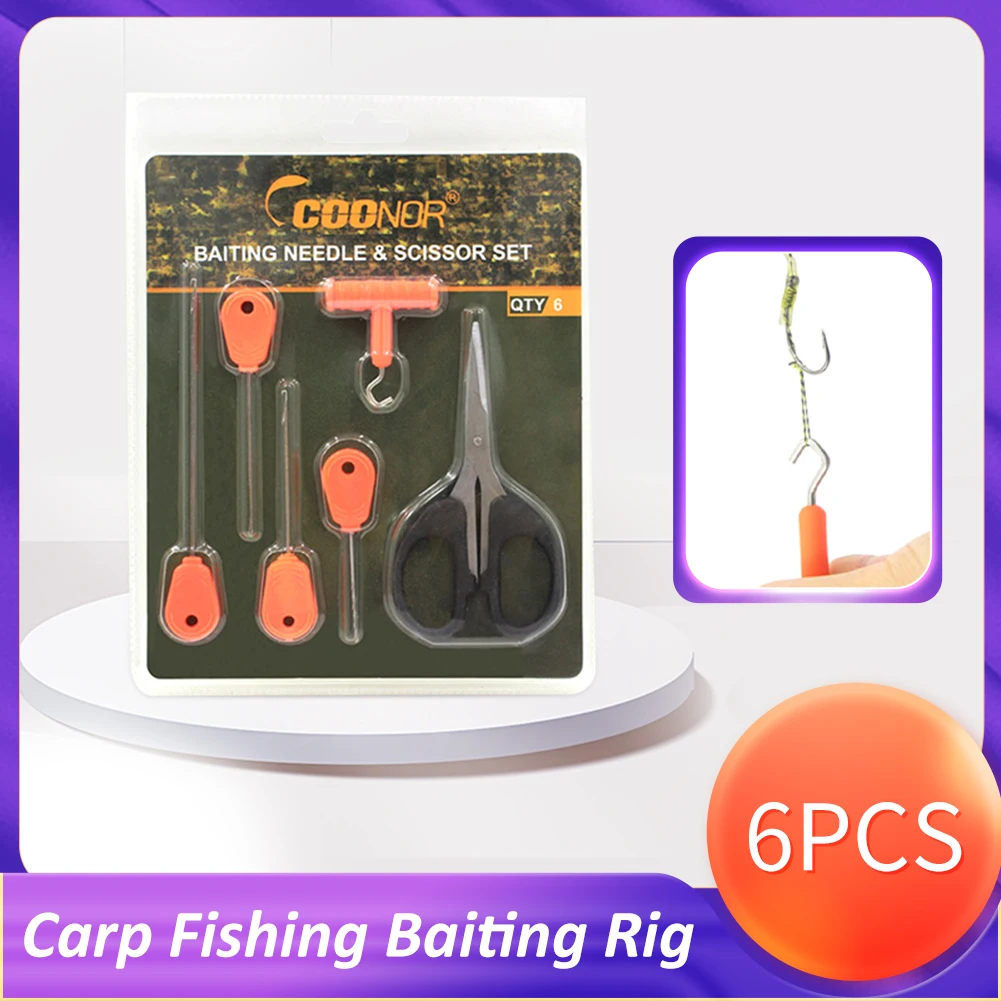 6Pieces Needle Scissors Set Carp Fishing Stainless Steel Baiting Rigs Tool Kit Needle Swinger Driller Line Knot Puller Kit Combo
6Pieces Needle Scissors Set Carp Fishing Stainless Steel Baiting Rigs Tool Kit Needle Swinger Driller Line Knot Puller Kit Combo