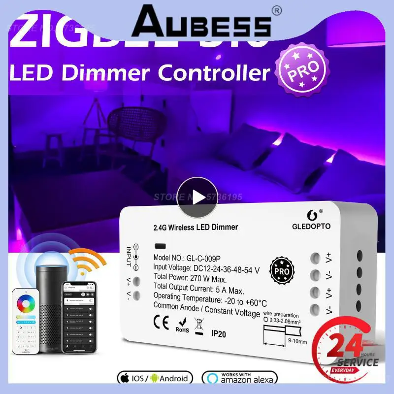 1/2/3PCS Tuya Zigbee Led Controller Voice Control 2.4g Rf Remote Control Compatible With Hub Dc12-24v Smart Home
1/2/3PCS Tuya Zigbee Led Controller Voice Control 2.4g Rf Remote Control Compatible With Hub Dc12-24v Smart Home