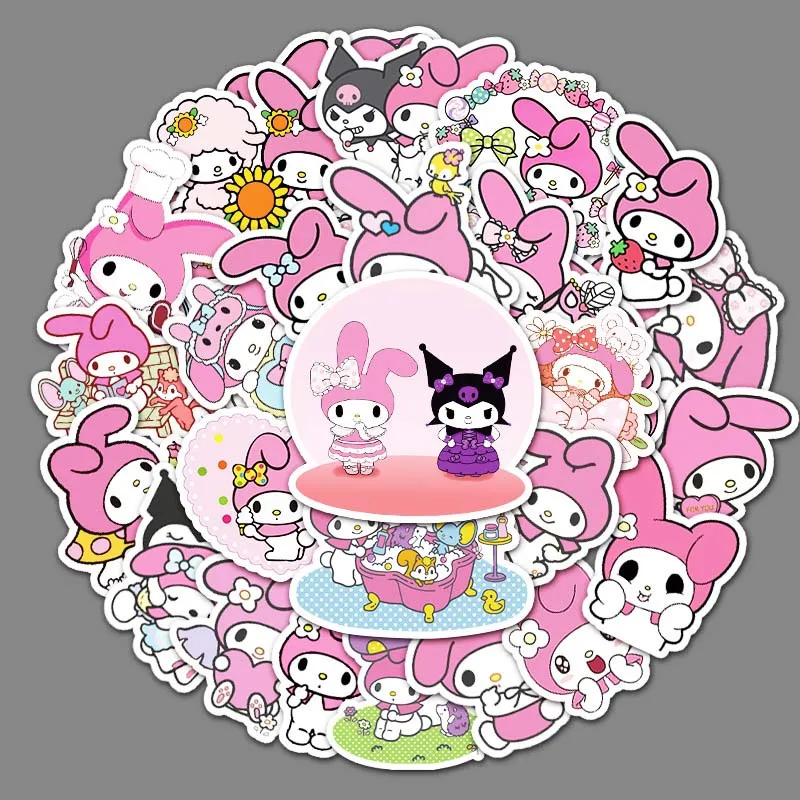 50pcs Sanrio Cartoon My Melody Stickers For Bike Car Phone Case Fridge Stationery Scrapbook Decal Graffiti Sticker For Kids Toys
50pcs Sanrio Cartoon My Melody Stickers For Bike Car Phone Case Fridge Stationery Scrapbook Decal Graffiti Sticker For Kids Toys