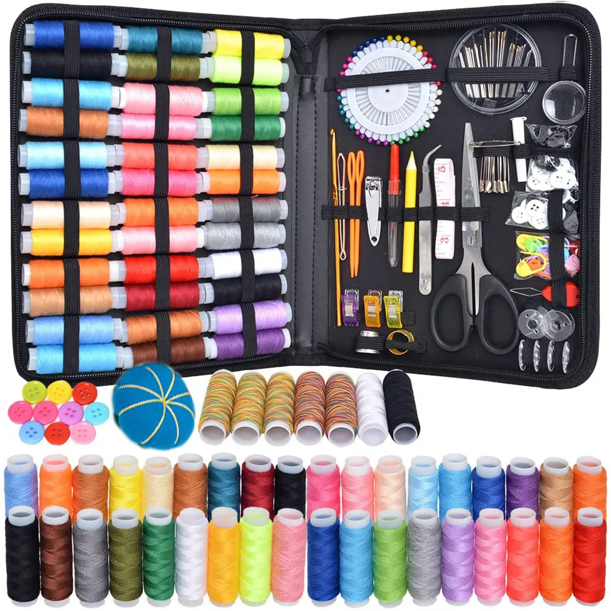230Pcs Sewing Set DIY Sewing Box for Hand Quilting Stitching Embroidery Thread Sewing Accessories Multi-function Home Tools
230Pcs Sewing Set DIY Sewing Box for Hand Quilting Stitching Embroidery Thread Sewing Accessories Multi-function Home Tools