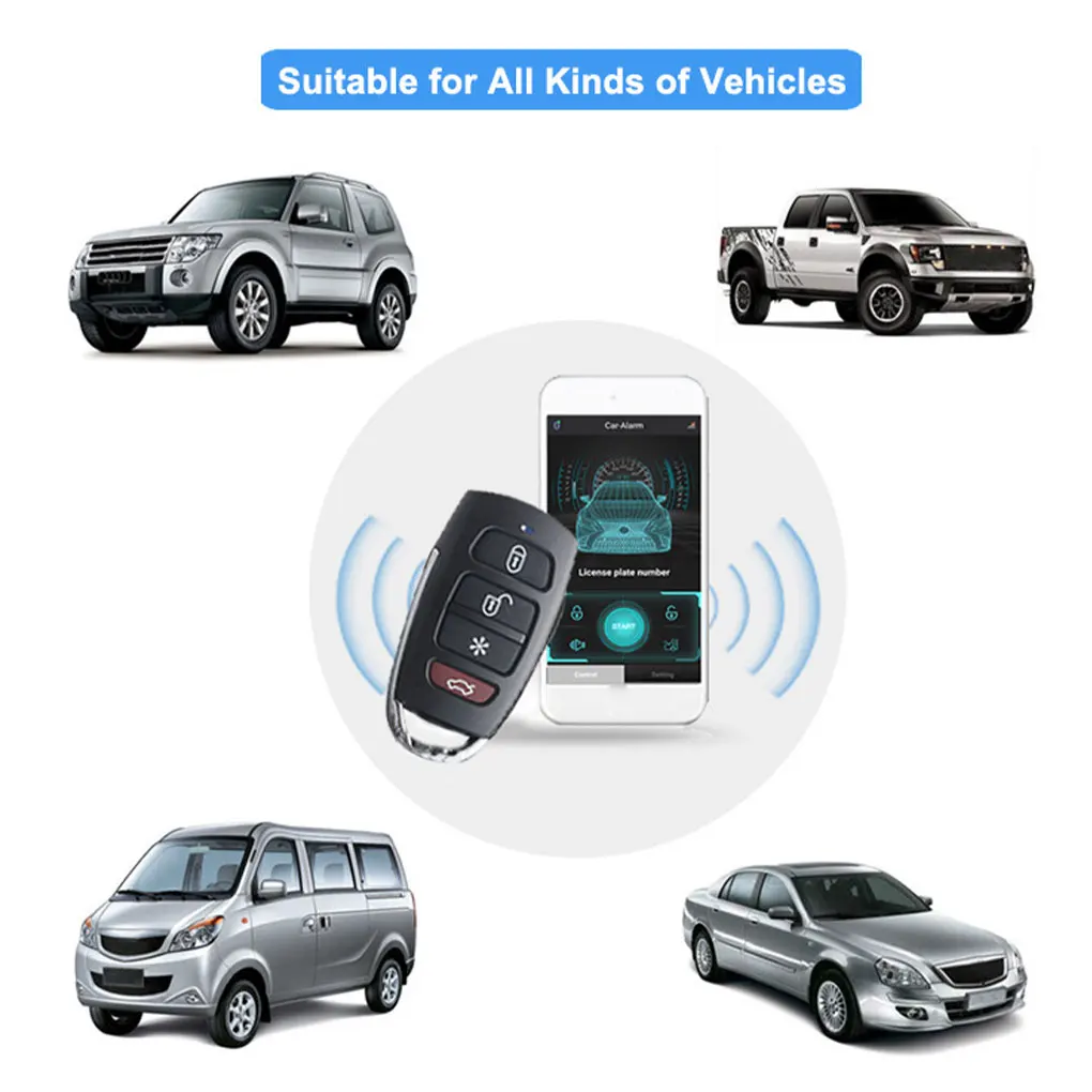 Universal Car Alarm System Remote Control Door Central Keyless Entry Lock Truck Security Intelligent Equipment
Universal Car Alarm System Remote Control Door Central Keyless Entry Lock Truck Security Intelligent Equipment