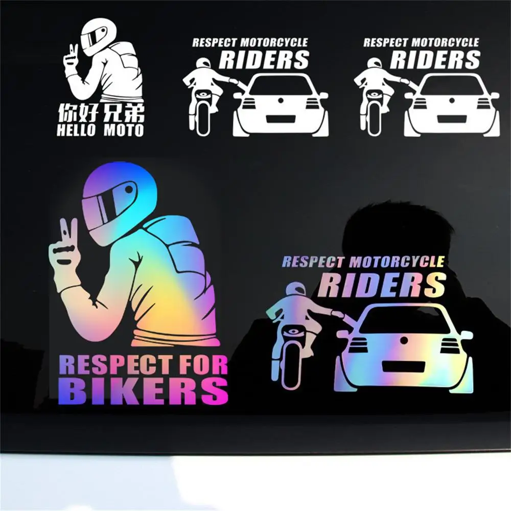 Car Motorcycle Sticker Waterproof Laser Carved Car Body Sticker Car Styling Respect For Bikers/motorcycle Stickers Car Accessor
Car Motorcycle Sticker Waterproof Laser Carved Car Body Sticker Car Styling Respect For Bikers/motorcycle Stickers Car Accessor