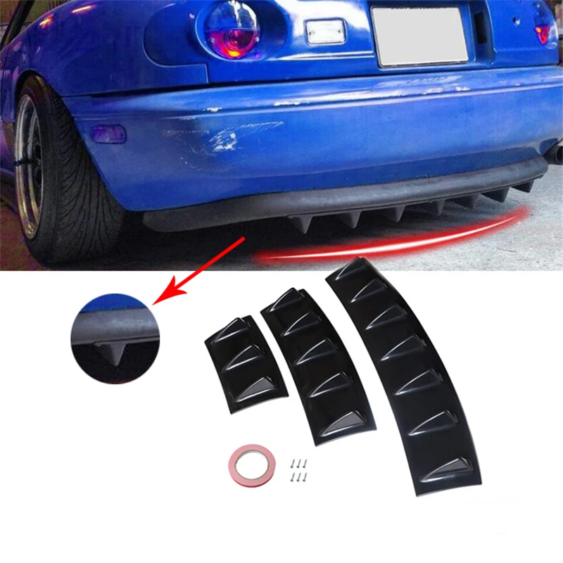 S M L Universal Car Rear Bumper Diffuser Spoiler Lip Rear Bumper Protector Rear Side Splitters Lip Auto Exterior Accessories
S M L Universal Car Rear Bumper Diffuser Spoiler Lip Rear Bumper Protector Rear Side Splitters Lip Auto Exterior Accessories