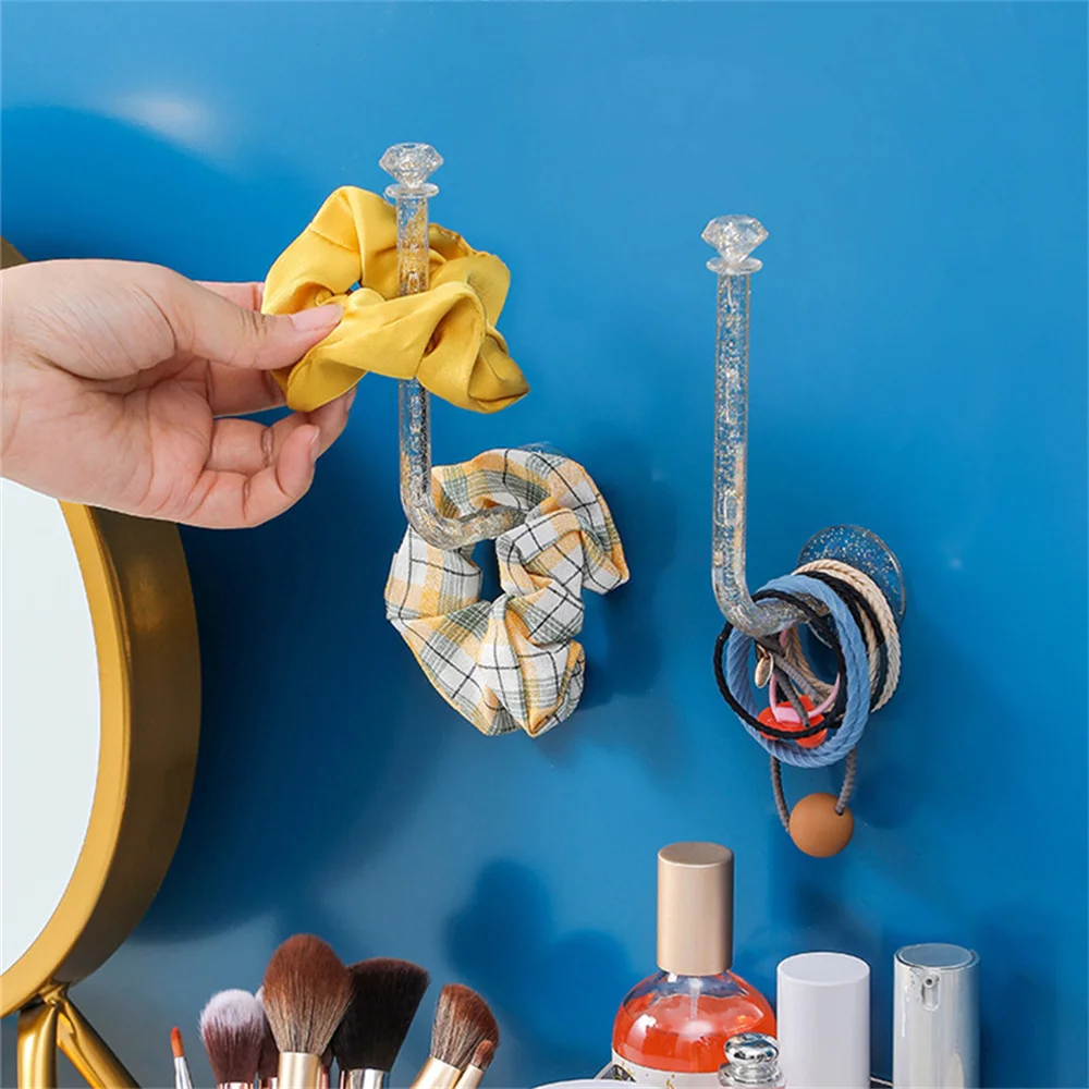 2022 Hot Multifunctional Transparent Crystal Hook Hair Ring Hair Hoop Jewelry Small Object Hanger Free Punch Wall Finishing Hook
2022 Hot Multifunctional Transparent Crystal Hook Hair Ring Hair Hoop Jewelry Small Object Hanger Free Punch Wall Finishing Hook