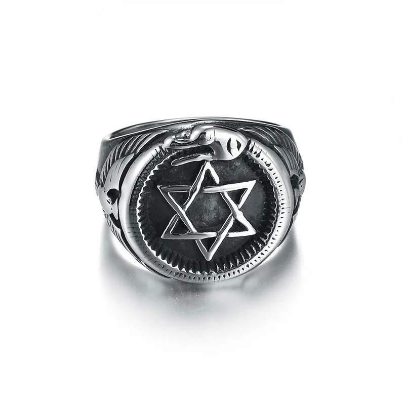 New Fashion Trend Personality Couple Ring Six-Pointed Star Jewelry Simple Fashion Accessories
New Fashion Trend Personality Couple Ring Six-Pointed Star Jewelry Simple Fashion Accessories