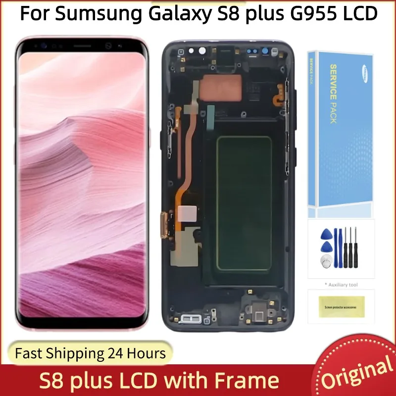 100%Original S8 Plus AMOLED LCD For Samsung Galaxy S8 Plus G955 G9550 G955U G955F/DS Display Screen Touch Digitizer With Defect
100%Original S8 Plus AMOLED LCD For Samsung Galaxy S8 Plus G955 G9550 G955U G955F/DS Display Screen Touch Digitizer With Defect