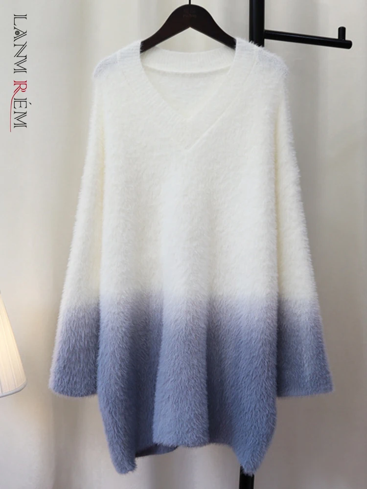 LANMREM Korean Knitting Sweater For Women Gradient Printed V-neck Long Sleeves Pullover Female Clothing 2023 Autumn New 2YA3671
LANMREM Korean Knitting Sweater For Women Gradient Printed V-neck Long Sleeves Pullover Female Clothing 2023 Autumn New 2YA3671