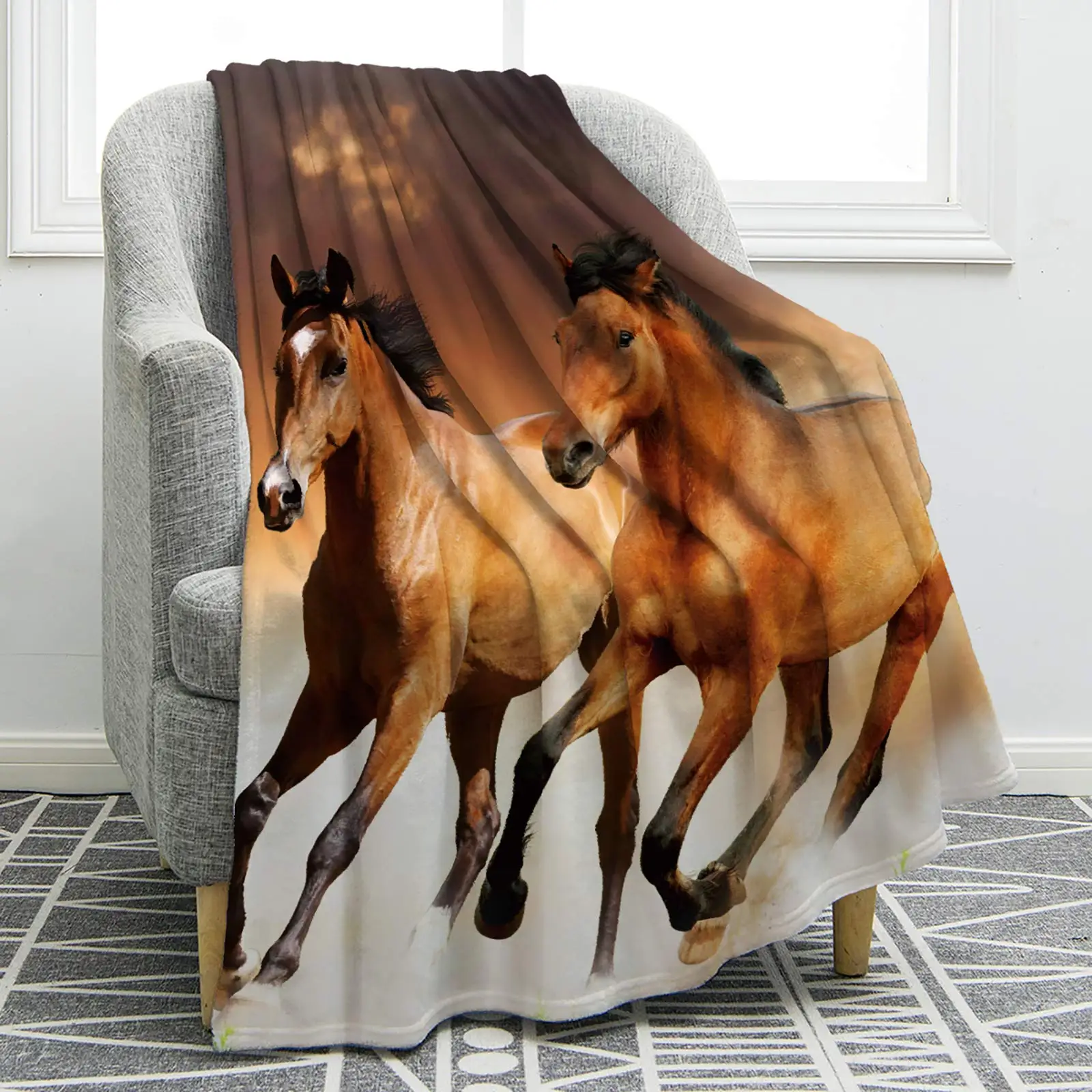 Flower Pattern Print Throw Blanket Super Soft Comfortable Lightweight for Living Room for Kids Teens Horse Floral Blanket Animal
Flower Pattern Print Throw Blanket Super Soft Comfortable Lightweight for Living Room for Kids Teens Horse Floral Blanket Animal