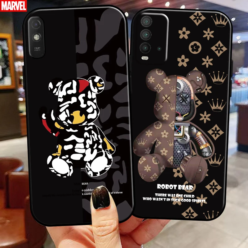 Luxury Fashion Bear For Xiaomi Redmi Note 10 10S 10T 10 9 9T 9S Pro 5G Redmi 10 9 9T 9A 9C Phone Case Coque Silicone Cover
Luxury Fashion Bear For Xiaomi Redmi Note 10 10S 10T 10 9 9T 9S Pro 5G Redmi 10 9 9T 9A 9C Phone Case Coque Silicone Cover