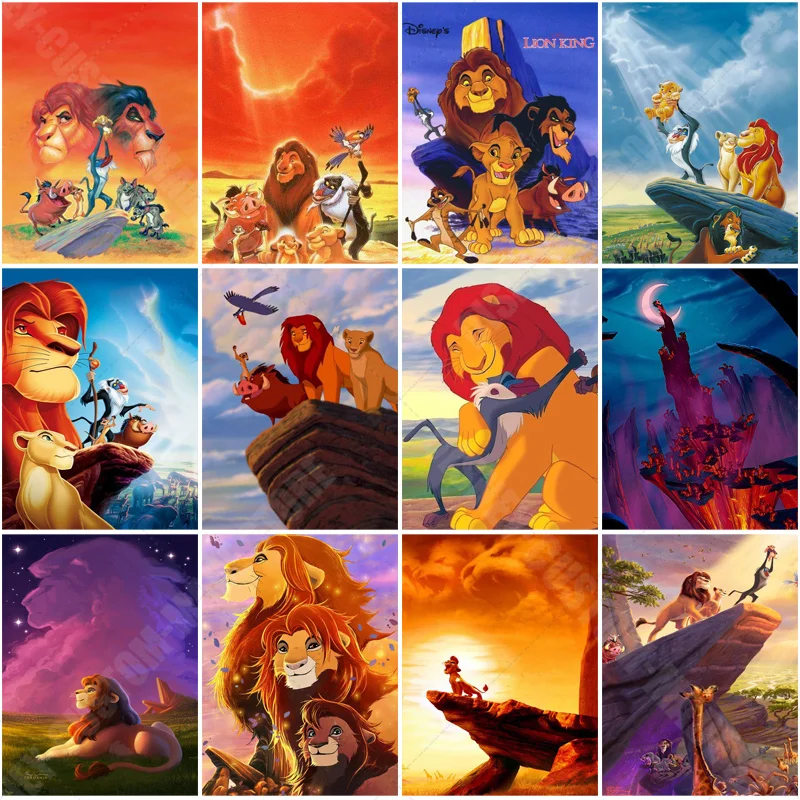 Алмазная живопись «Король Лев Симба» Disney, полноразмерная Круглая Мозаика из страз, вышивка крестиком, искусство, украшение «сделай сам» для детской комнаты
Алмазная живопись «Король Лев Симба» Disney, полноразмерная Круглая Мозаика из страз, вышивка крестиком, искусство, украшение «сделай сам» для детской комнаты