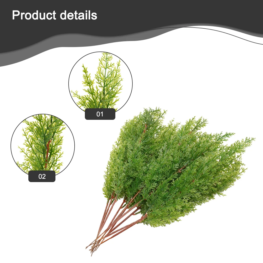 42cm Branch Artificial Leaves Home Office Balcony Garden Room Decor Pine Cypress Fake Plants Green Accessories
42cm Branch Artificial Leaves Home Office Balcony Garden Room Decor Pine Cypress Fake Plants Green Accessories