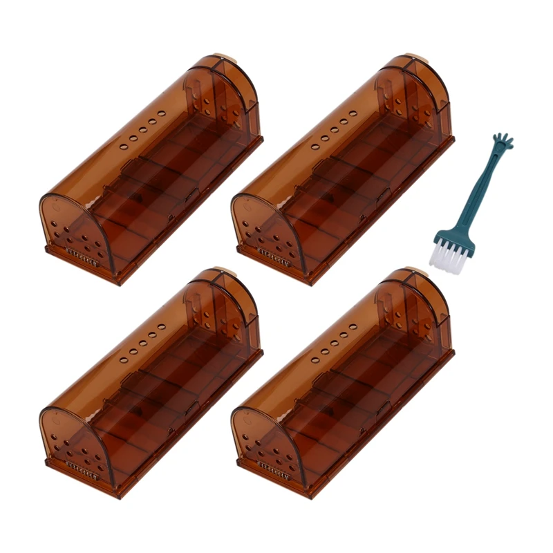 Mousetrap, Live And Release Mousetrap, No Kill Small Trap For Small Rodents With Cleaning Brush
Mousetrap, Live And Release Mousetrap, No Kill Small Trap For Small Rodents With Cleaning Brush