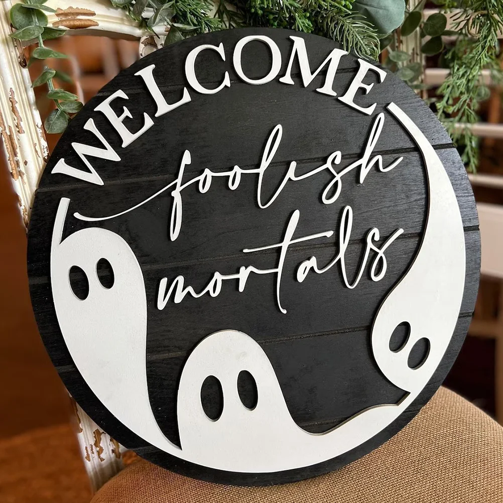 Tabs Wooden Front Door Sign Pendant Halloween Hanging Props Pendants Decors Plaque
Tabs Wooden Front Door Sign Pendant Halloween Hanging Props Pendants Decors Plaque