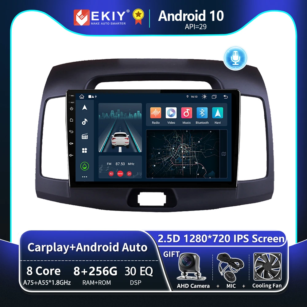 EKIY T8 8G 256G For Hyundai Elantra 4 2006 - 2012 Car Radio Multimedia Video Player Navigation GPS Android Auto BT No 2 DIN DVD
EKIY T8 8G 256G For Hyundai Elantra 4 2006 - 2012 Car Radio Multimedia Video Player Navigation GPS Android Auto BT No 2 DIN DVD