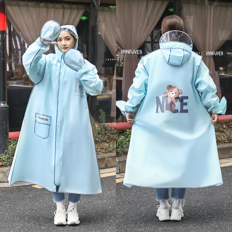 Высокое качество 1 шт. EVA унисекс плащ утолщенный водонепроницаемый дождевик для